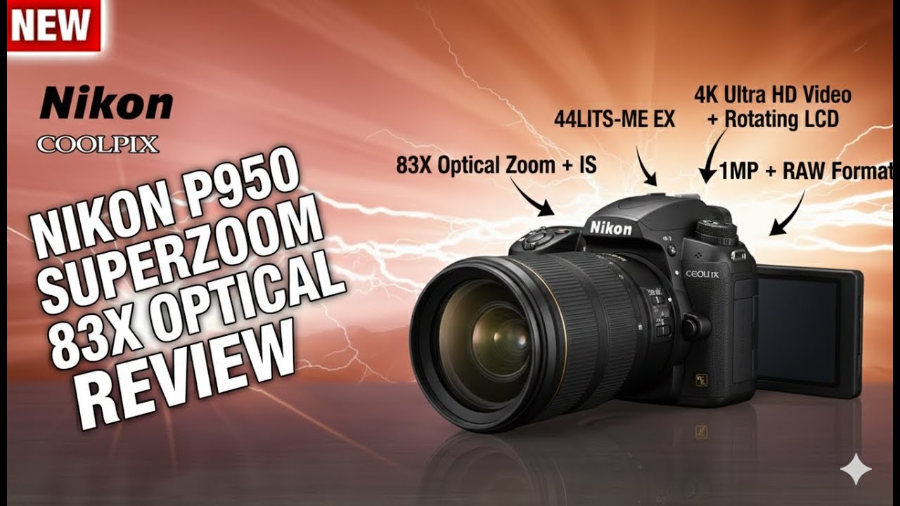 Обзор Nikon COOLPIX P950 | Тест камеры с 83-кратным оптическим зумом и поддержкой 4K Superzoom