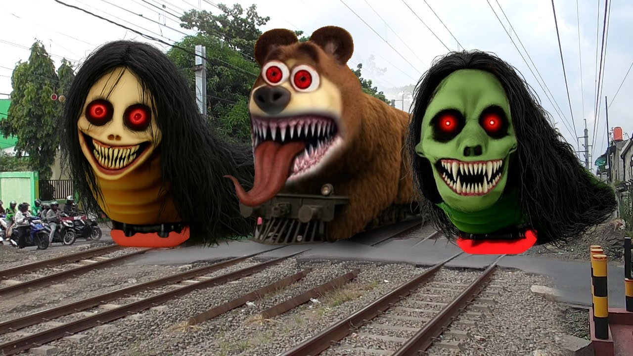Kereta KRL monster beruang exe, kereta hantu momo, kereta hantu marsha, Ular Alpha VS KRL Anomali 26