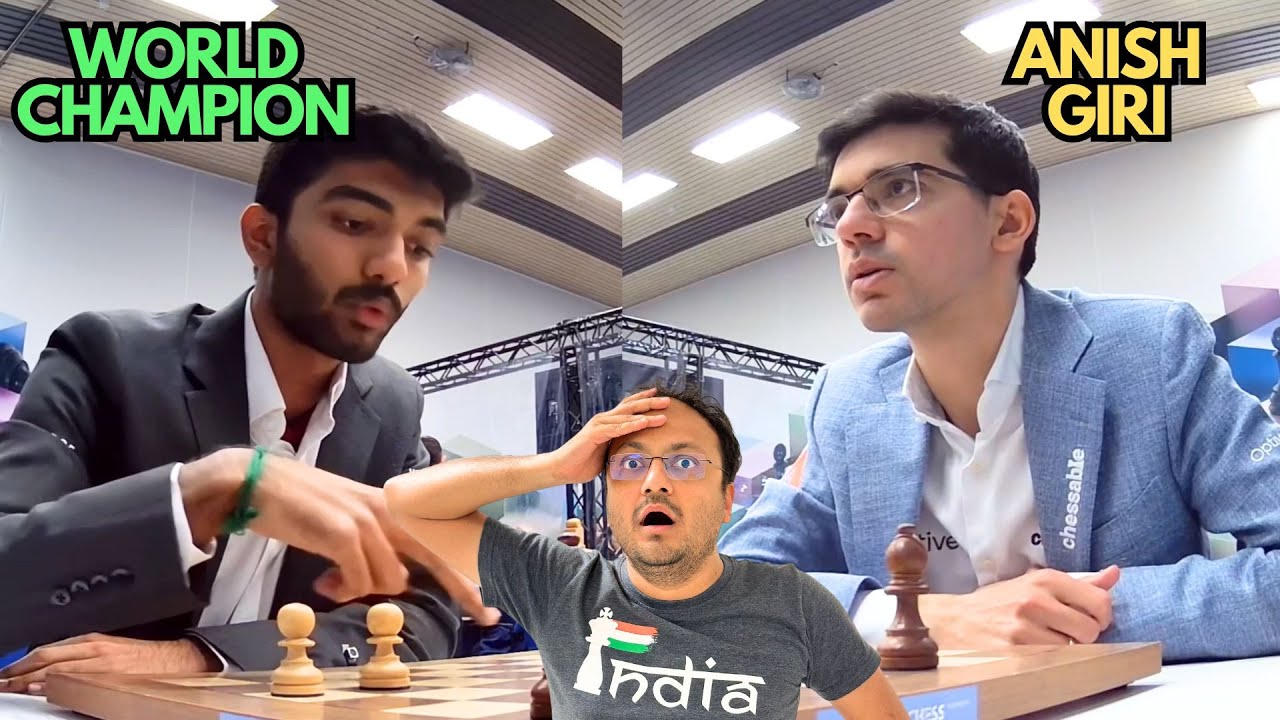 Gukesh's first insane game as the World Champion | Gukesh vs Anish Giri | Tata Steel Chess 2025