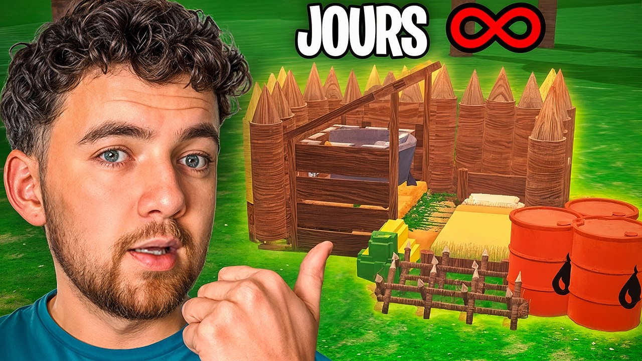 J’ai construit la PLUS PETITE BASE AFK sur 99 NUITS dans la forêt !