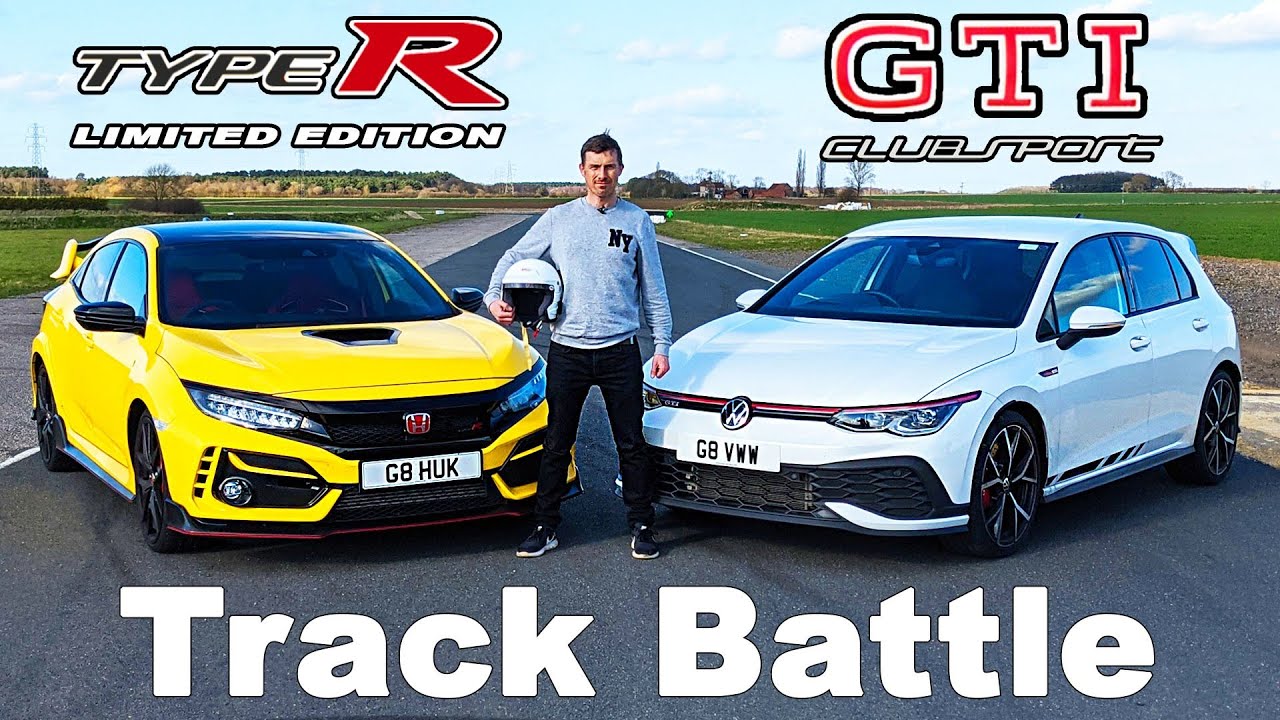 New VW Golf GTI Clubsport vs Honda Civic Type R review: which is quickest on track and 1/4 mile?