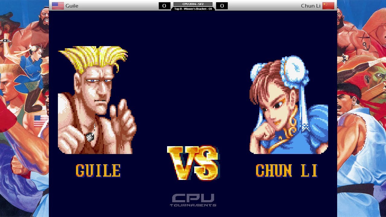 CPU 2014 Top 8 ★ Street Fighter 2 ★ Winner's Bracket ★ Guile vs Chun Li