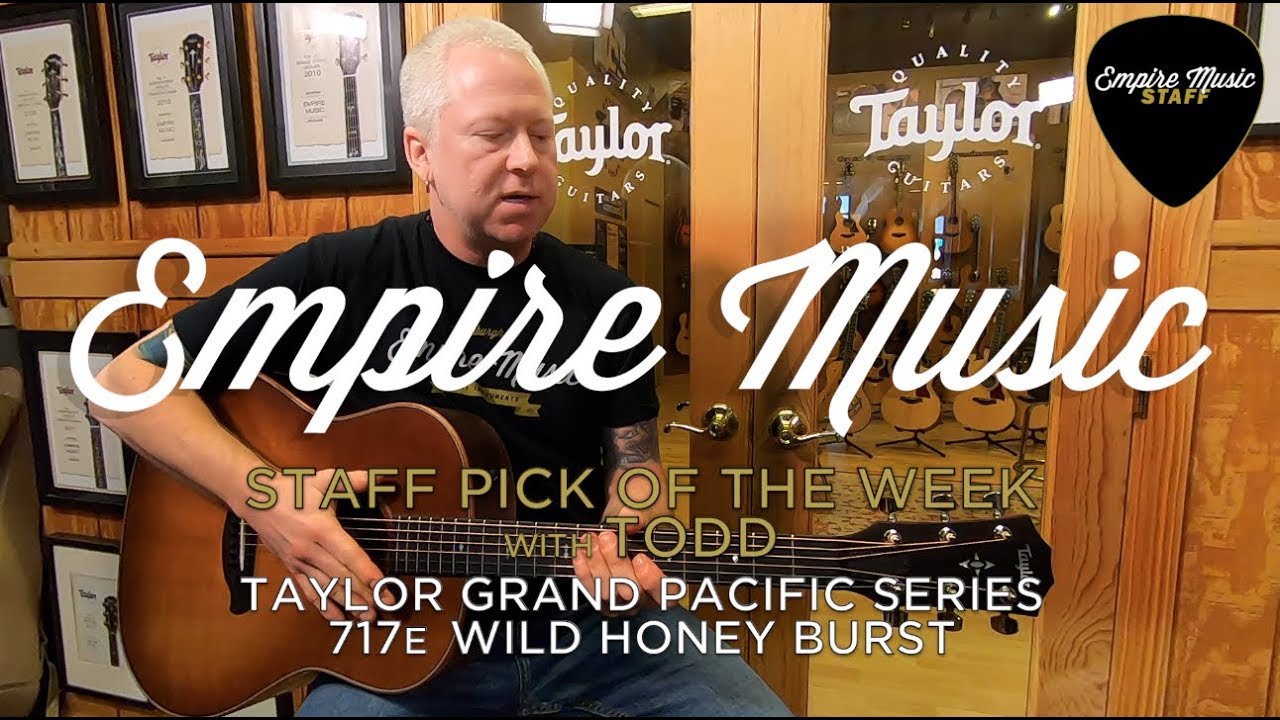 Staff Pick Of The Week -  Taylor Grand Pacific 717e Wild Honey Burst