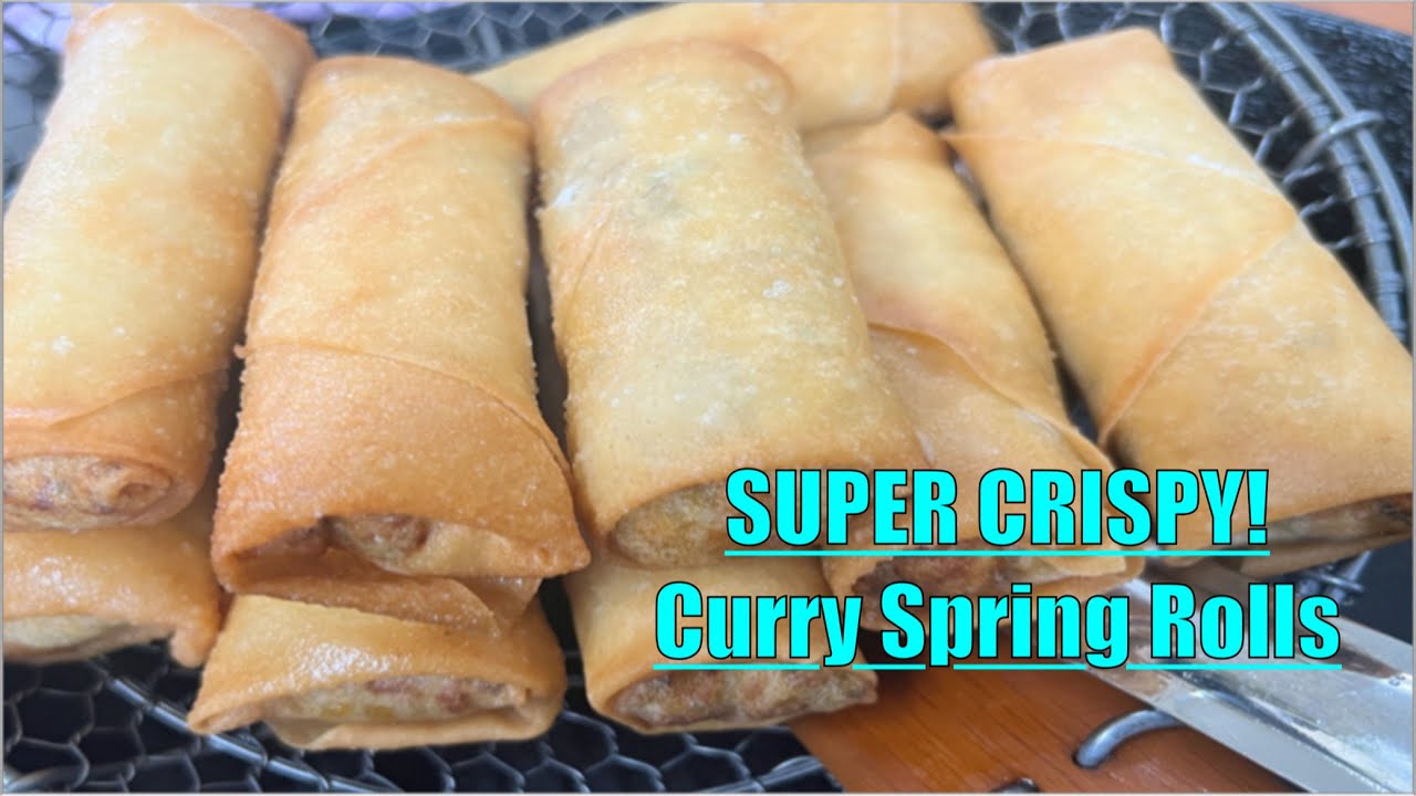 Crispy Curry Spring Rolls – A Family Favourite!
