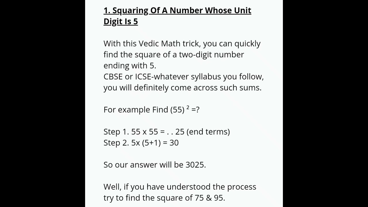 ADRE maths tricks | Vedic maths tricks for fast calculation