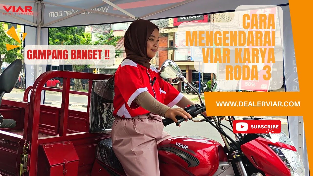 CARA MENGENDARAI VIAR KARYA RODA 3 || DEALER VIAR SUMSEL