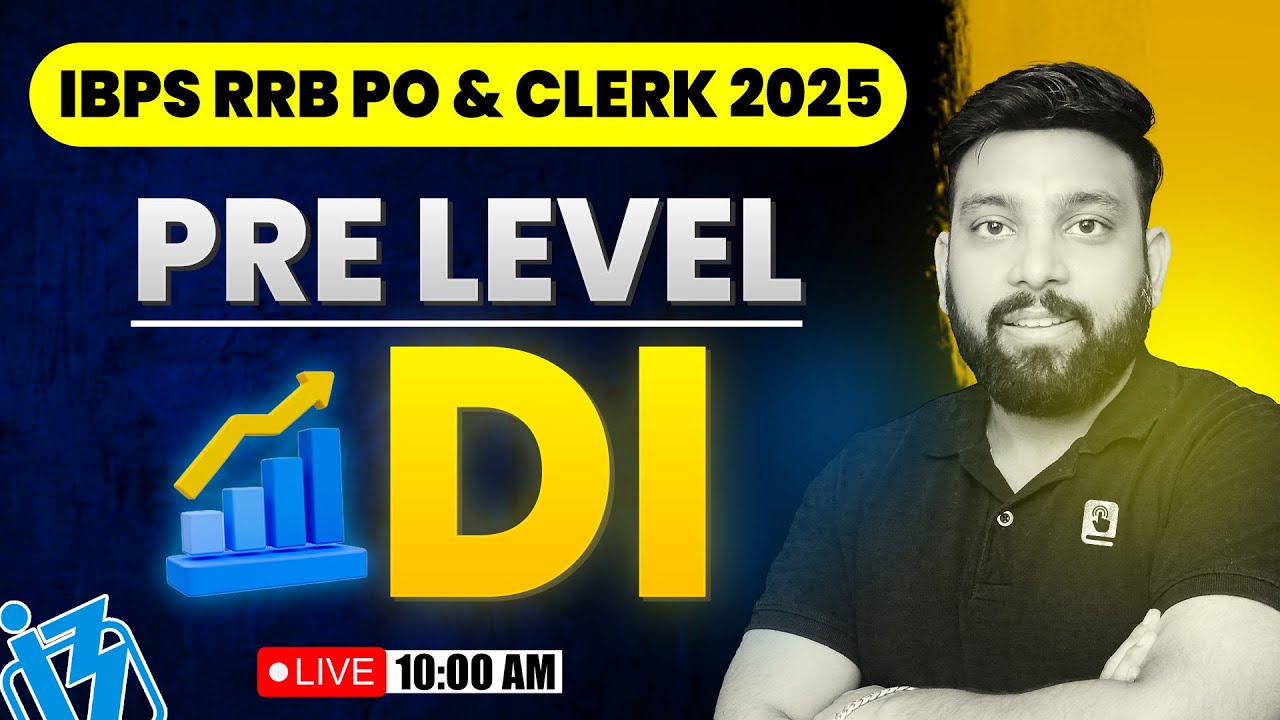 IBPS RRB PO & Clerk 2025 📊 Pre Level DI Practice 🧮 Complete Data Interpretation 💹 शॉर्टकट + ट्रिक्स