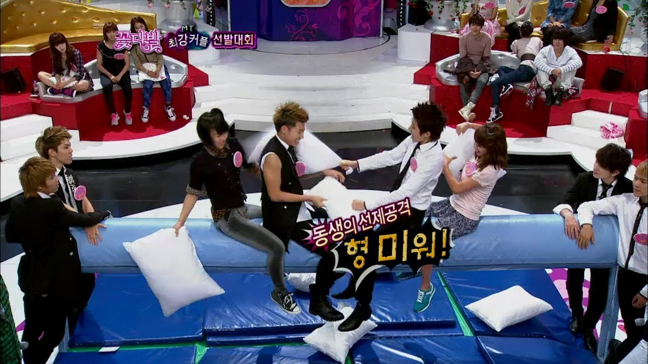 【TVPP】Sunggyu,Sungyeol(INFINITE) - Couple Pillow Fight, 성규,성열(인피니트) - 커플 배게 싸움 @ Flowers