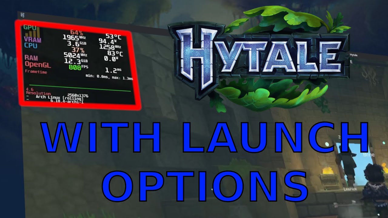 Benchmark Hytale (A Launch Options Guide for Linux)