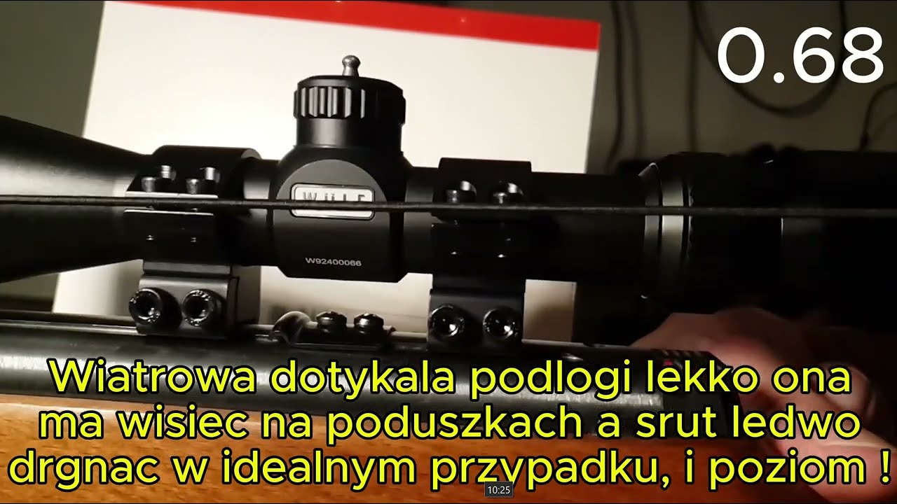 Hatsan - Inna waga śrutu cykl pracy sprężyny , nie jest dokładnie nagrane ale widać o co chodzi.