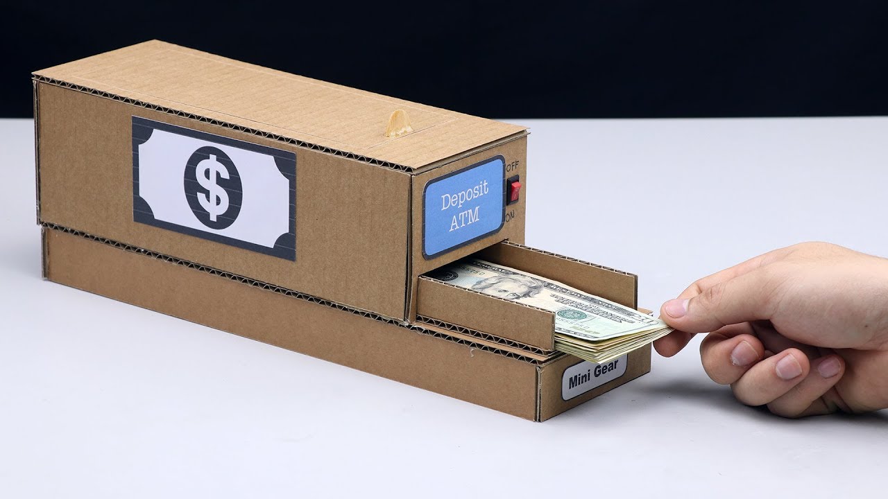 How to make Personal Cash Deposit Machine - ATM DIY