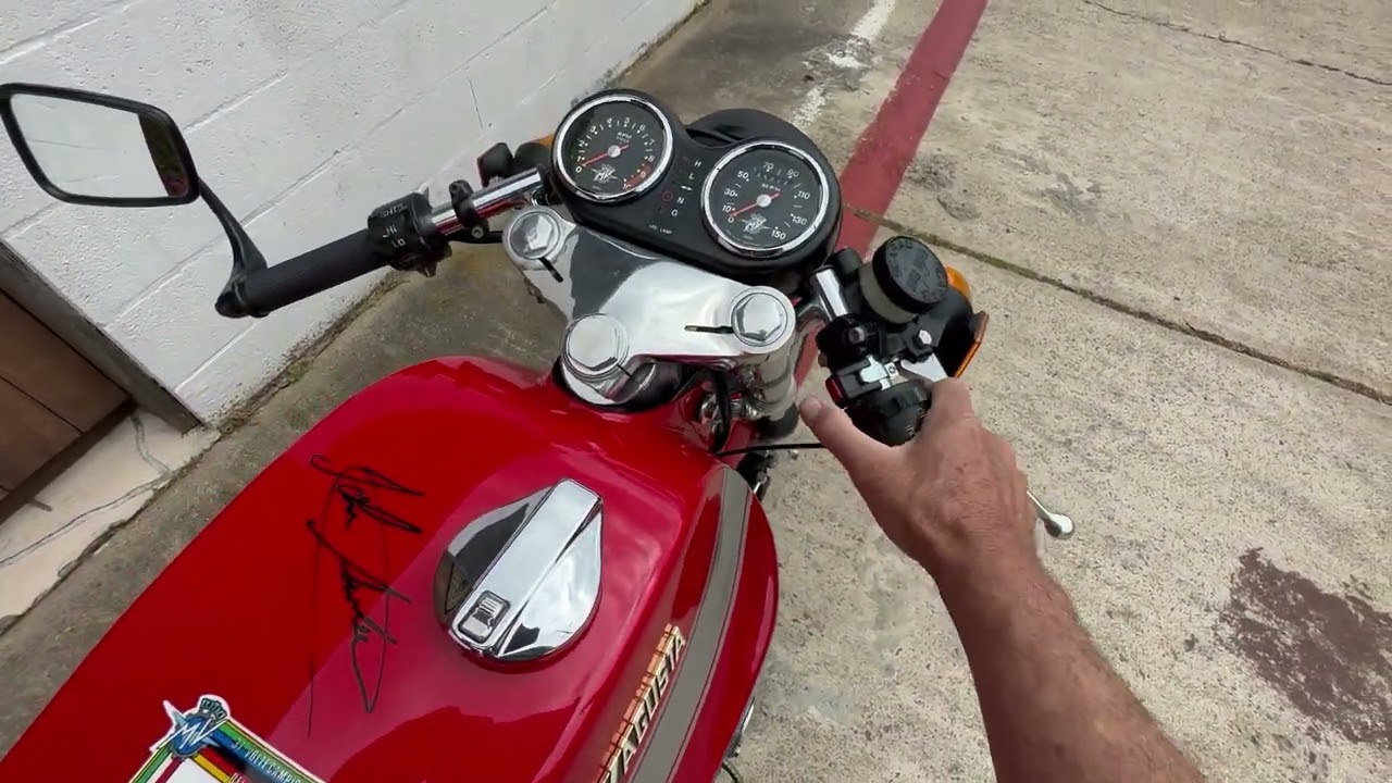1975 MV Agusta 750S America Cold Start