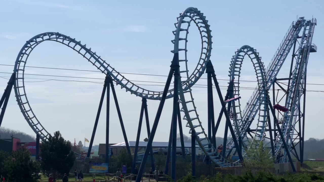 Wipeout - Off Ride - Pleasurewood Hills - April 2019 4K