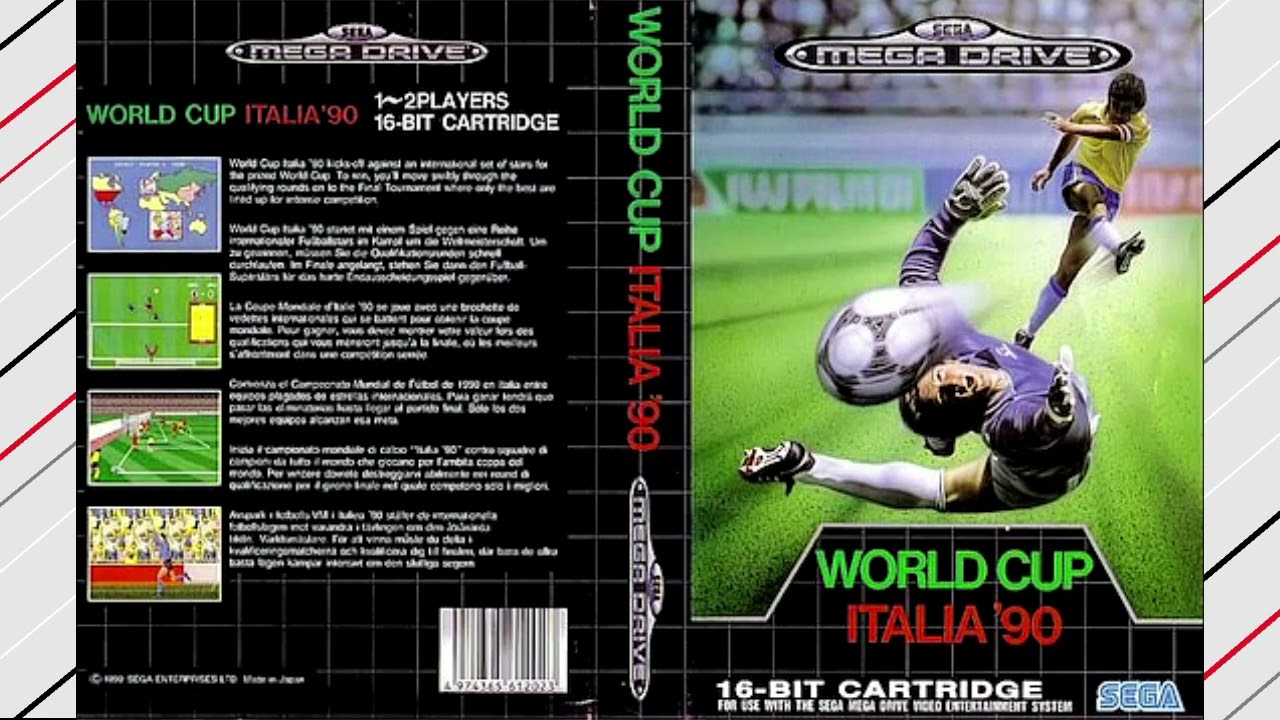 World cup Italia 90 Sega Megadrive PAL music