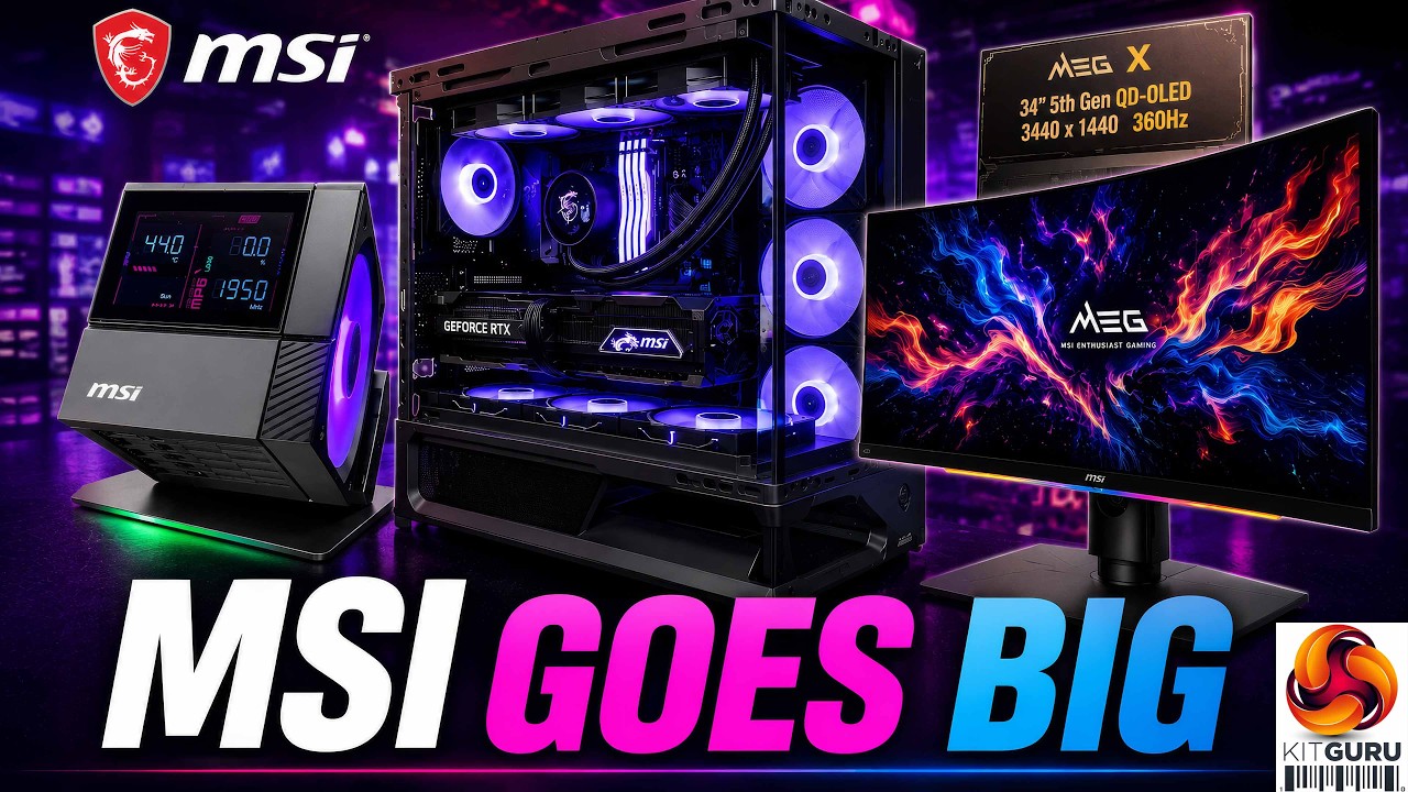 MSI демонстрирует оборудование следующего поколения | Computex 2026