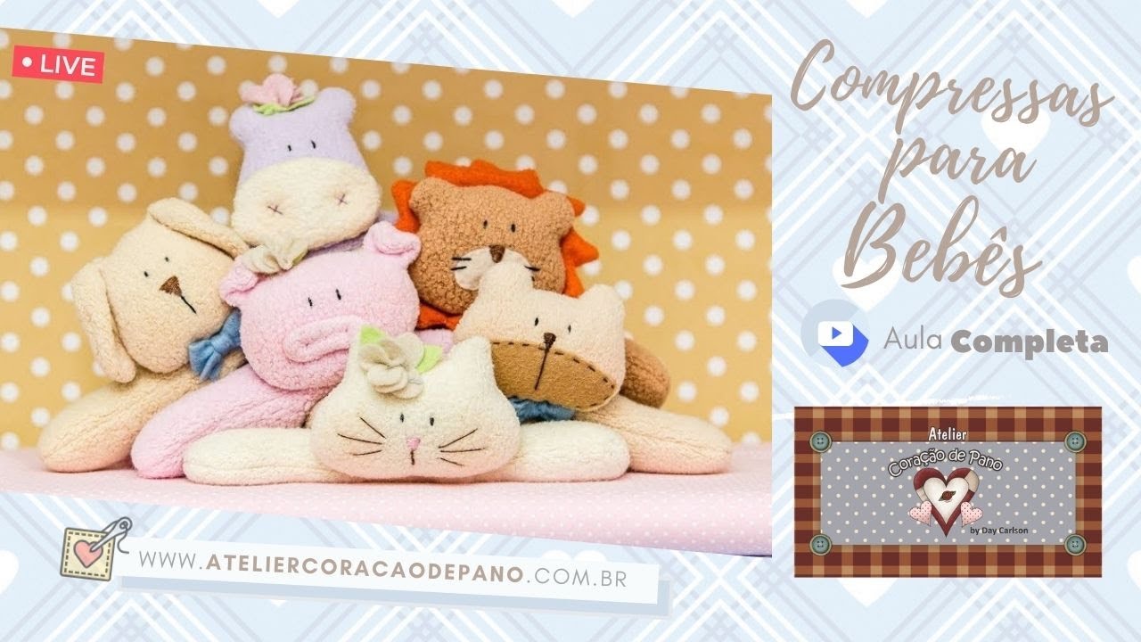 Live 13.01    LIVE da Compressa Fácil de Bichinhos para Bebê