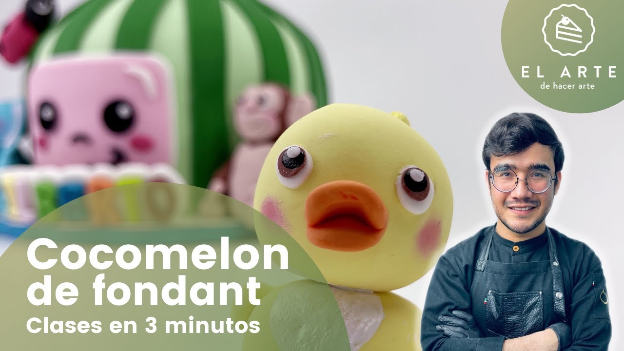 Pastel de fondant temática cocomelon - El arte de hacer arte