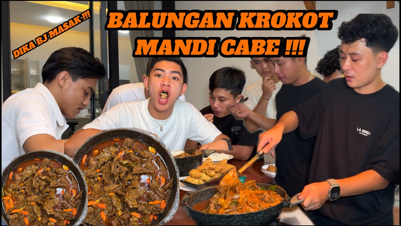 DIMASAKIN MISTER DIKA BIJE BALUNGAN MANDI CABEEE !!!