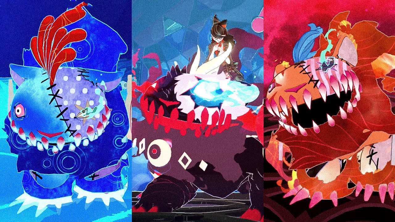 Bayonetta Origins Cereza and the Lost Demon - All Cheshire Transformations and Abilities