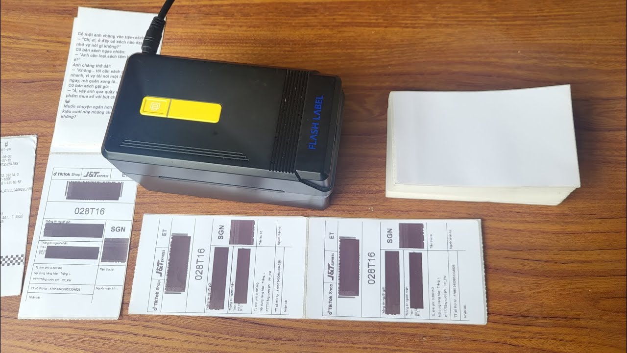Mở Hộp Review Máy In Nhiệt FlashLabel A318