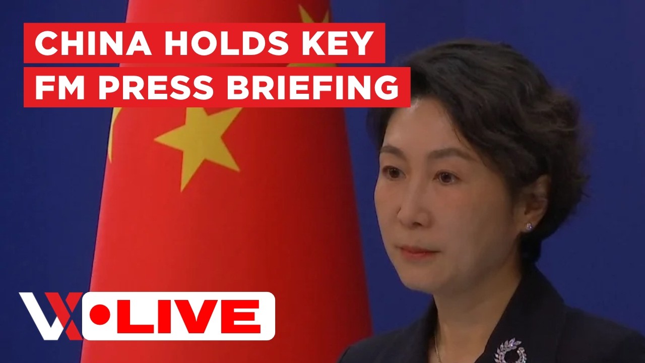 LIVE | China Foreign Ministry Holds Daily Briefing Amid Global Tensions | VERTEX
