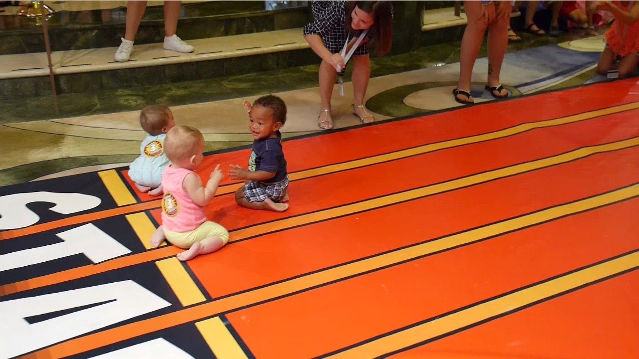 Baby Racing on Disney Cruise!