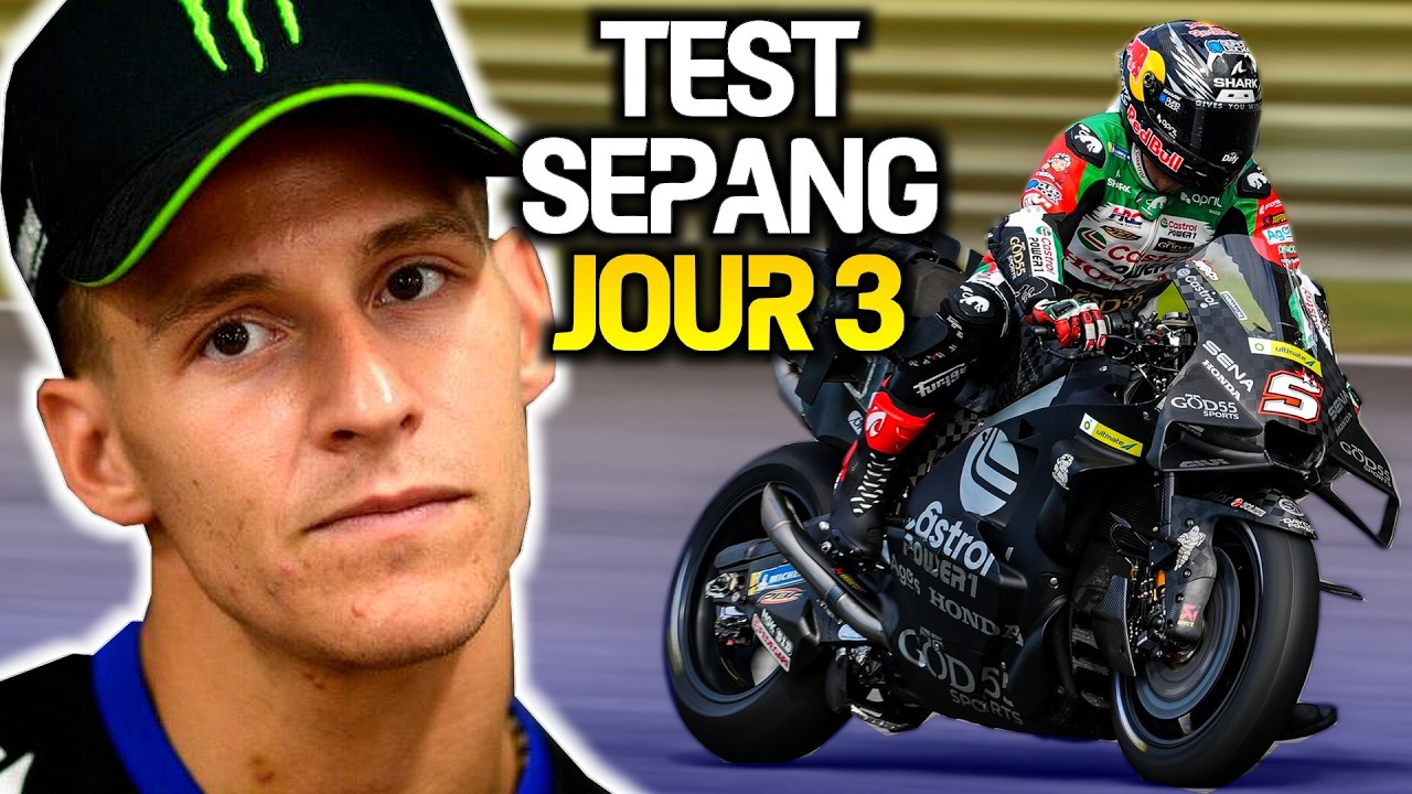 Voici les propos LOURS DE SENS de F.QUARTARARO sur la YAMAHA V4 ! + infos général test MotoGP SEPANG