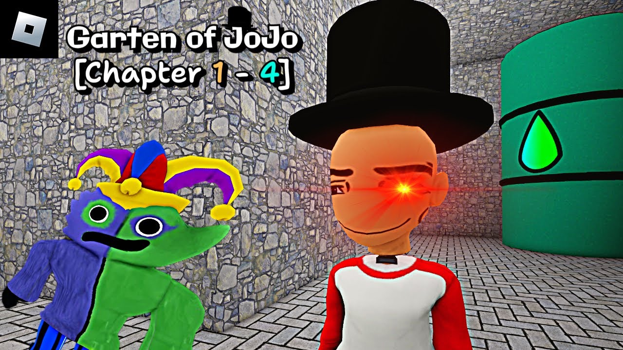 Garten of jojo [Chapter 1 - 4] : roblox mascot gameplay walkthrough
