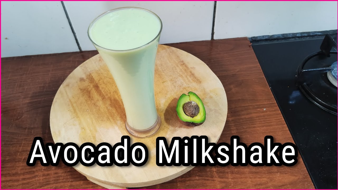 Avocado Milkshake | Butterfruit Juice | Healthy Avocado Juice | Butterfruit Milkshake | Gsb Konkani