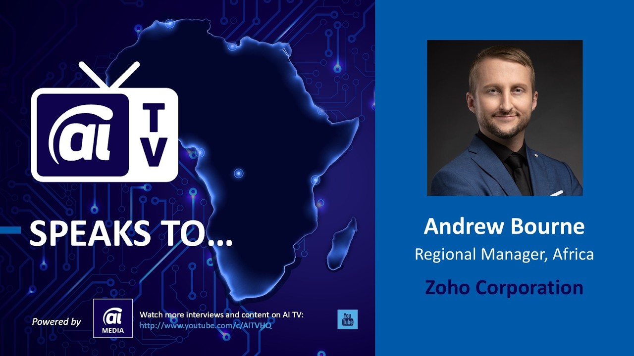 AI TV talks to Andrew Bourne - Zoho at AI Expo Africa 2025