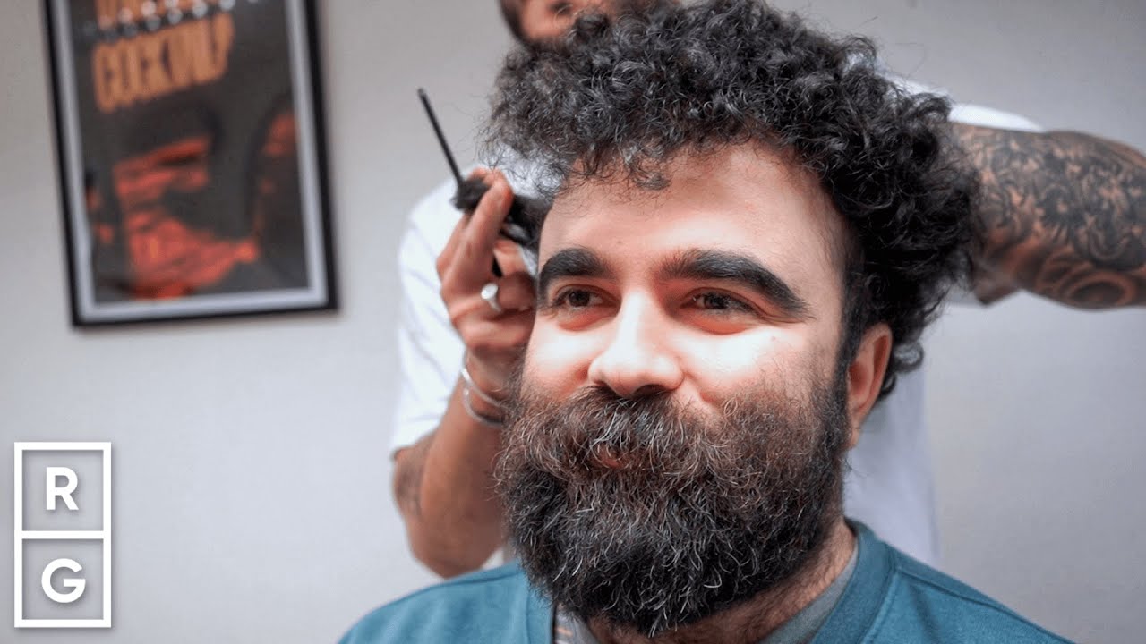 He Got a Hair & Beard TRANSFORMATION After “Struggling To Go The Barbers”
