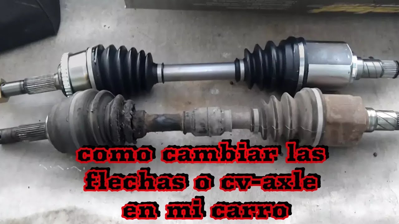 1998 nissan altima Cómo cambiar las flechas (cv axles replacement)