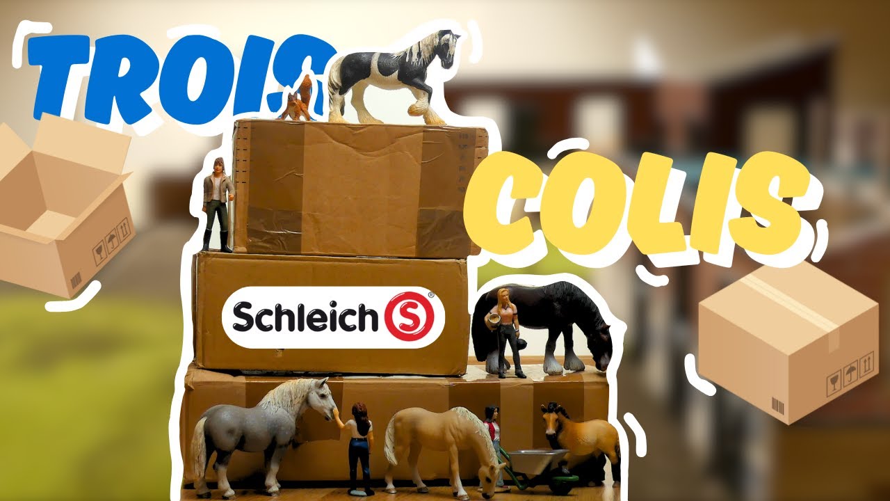 Trois colis schleich ! ( Anciennes figurines & personnages )