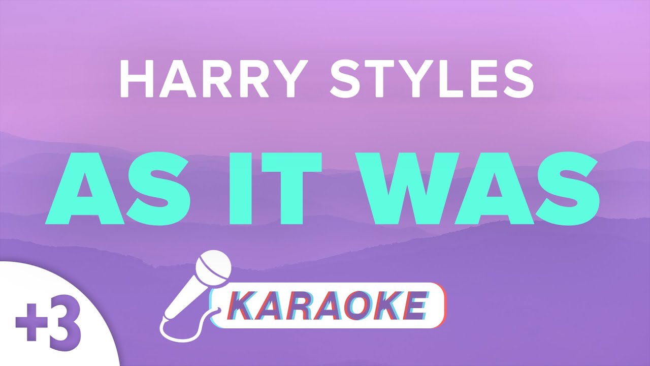 Harry Styles - As It Was (Higher Key) Karaoke