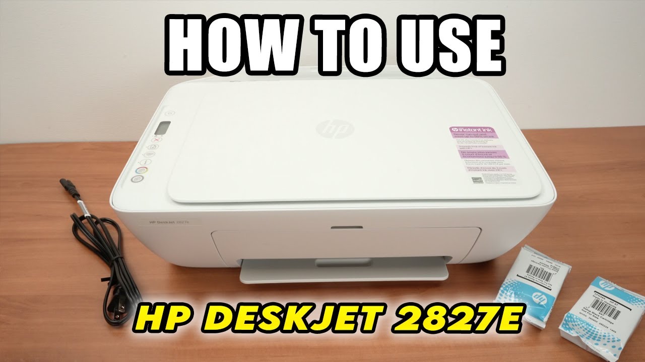 Как использовать принтер HP DeskJet 2827e — пошаговое руководство пользователя