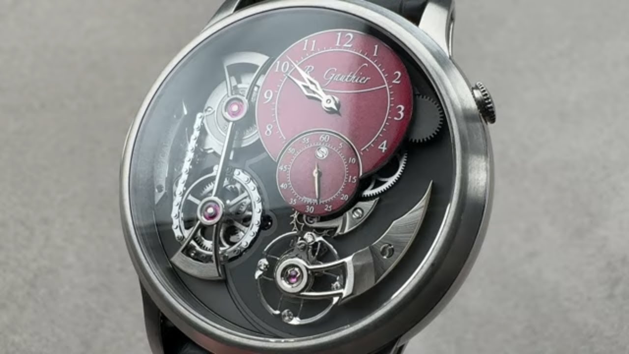 Romain Gauthier Logical One Limited Edition (MON00146 BURGUNDY) Romain Gauthier Watch Review