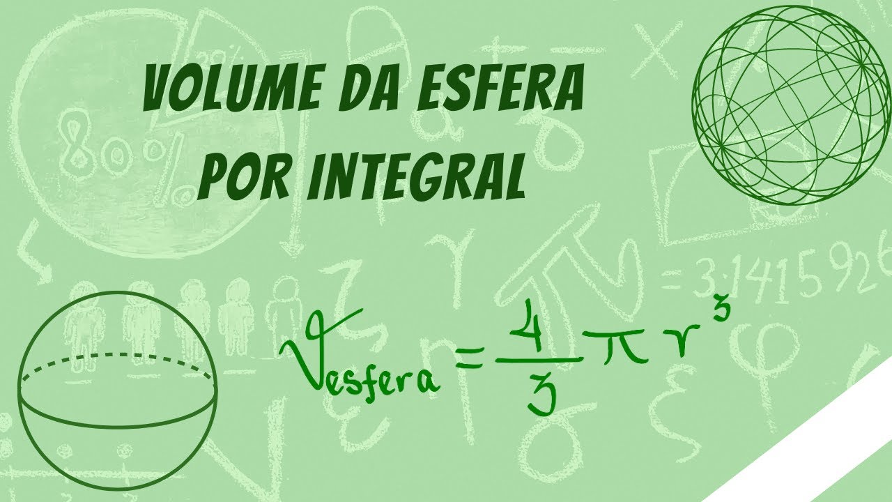 DEMONSTRAÇÃO DO VOLUME DA ESFERA POR INTEGRAL