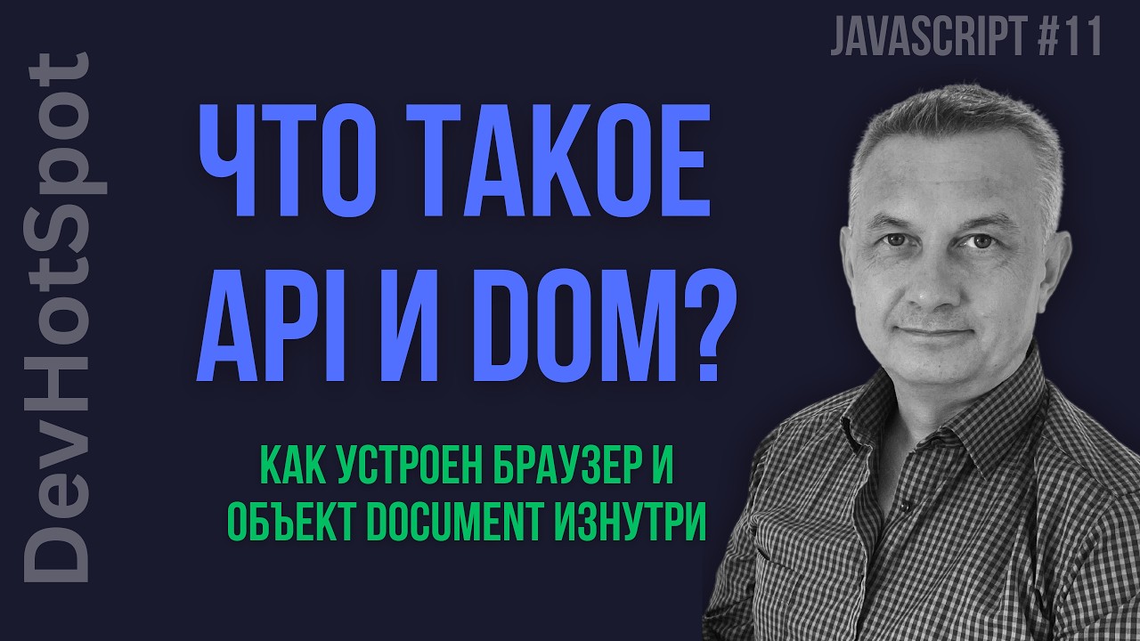 Что такое DOM и API простыми словами? Визуализация структуры сайта.