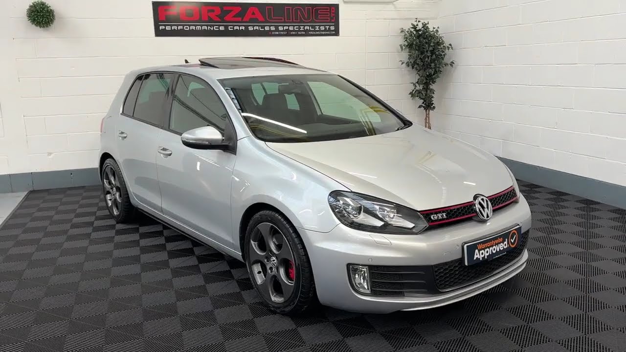 2012 VW GOLF GTI MK6, 2 OWNERS, HUGE SPEC, REFLEX SILVER, SUNROOF, ADAPTIVE SUSPENSION, LEATHER