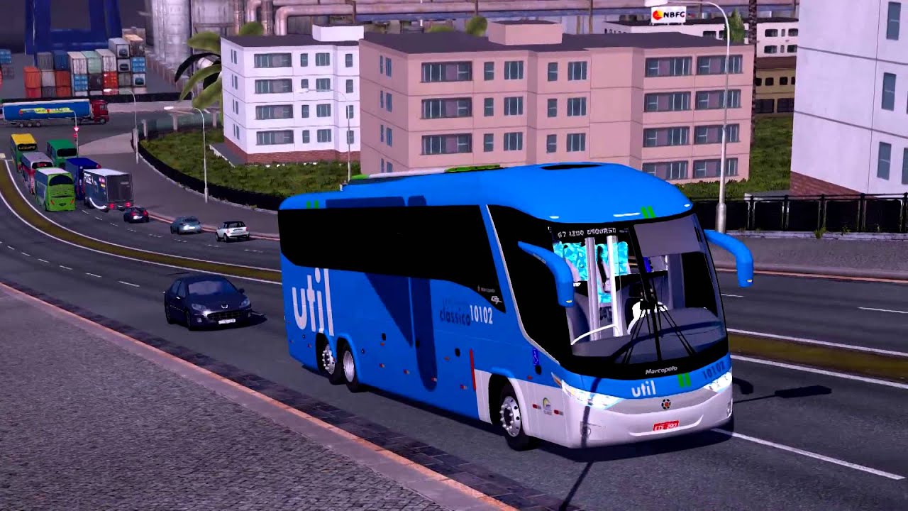 Euro Truck Simulator 2 Bus trip to Bratislava with Marcopolo G7 1200 part1