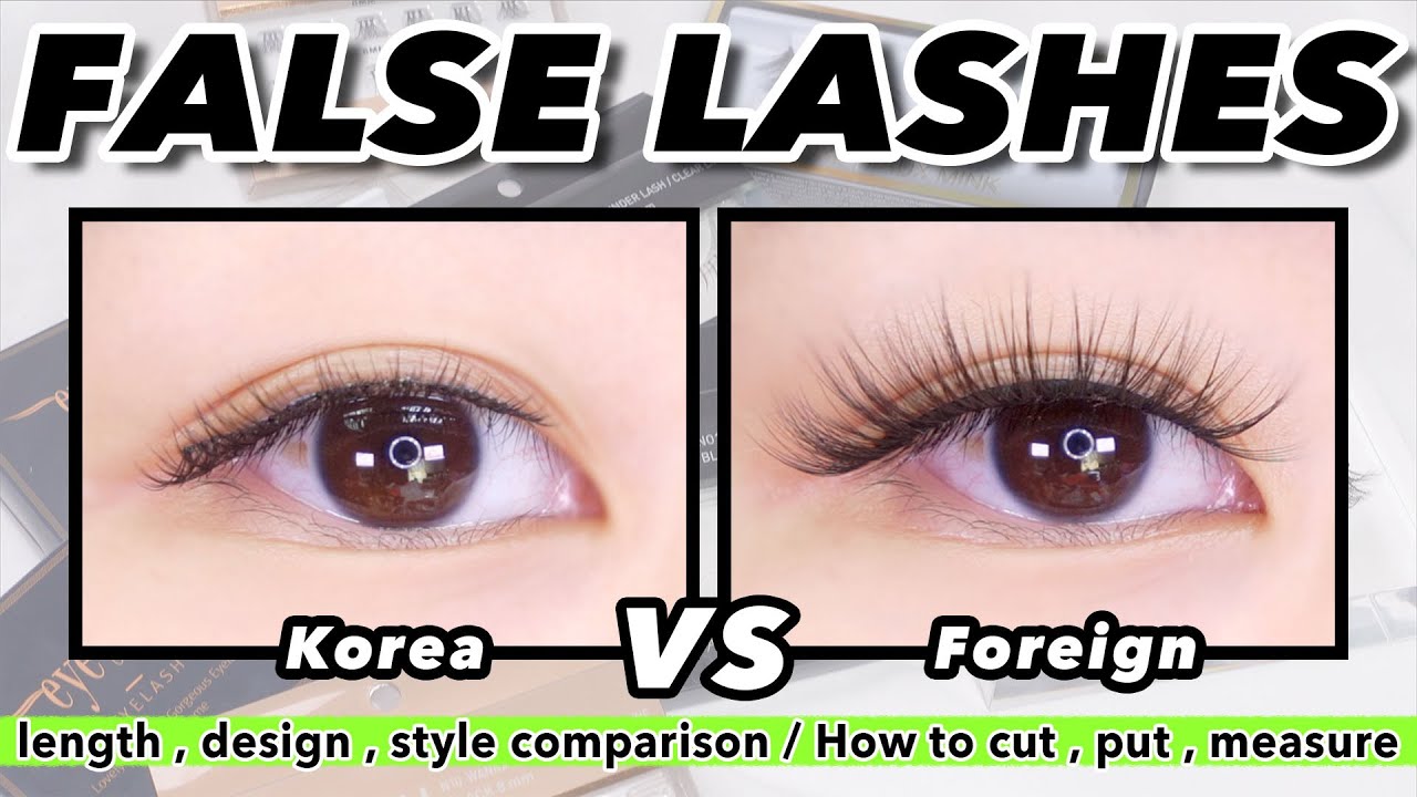 What&rsquo;s the difference? K-falsies VS Western falsies | Design , Length , How to  , comparison