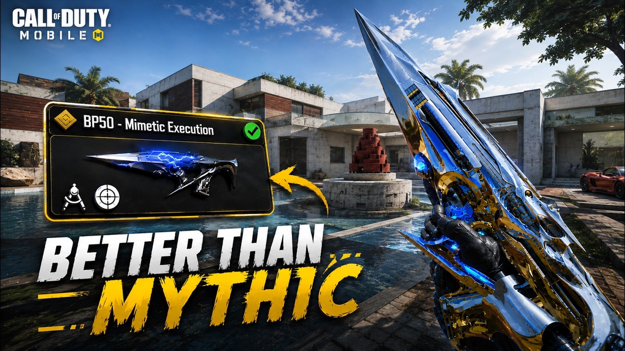 Legendary BP50 Mimetic Execution 🔥 BEST BP50 Gunsmith CODM | Terminator Collab Draw