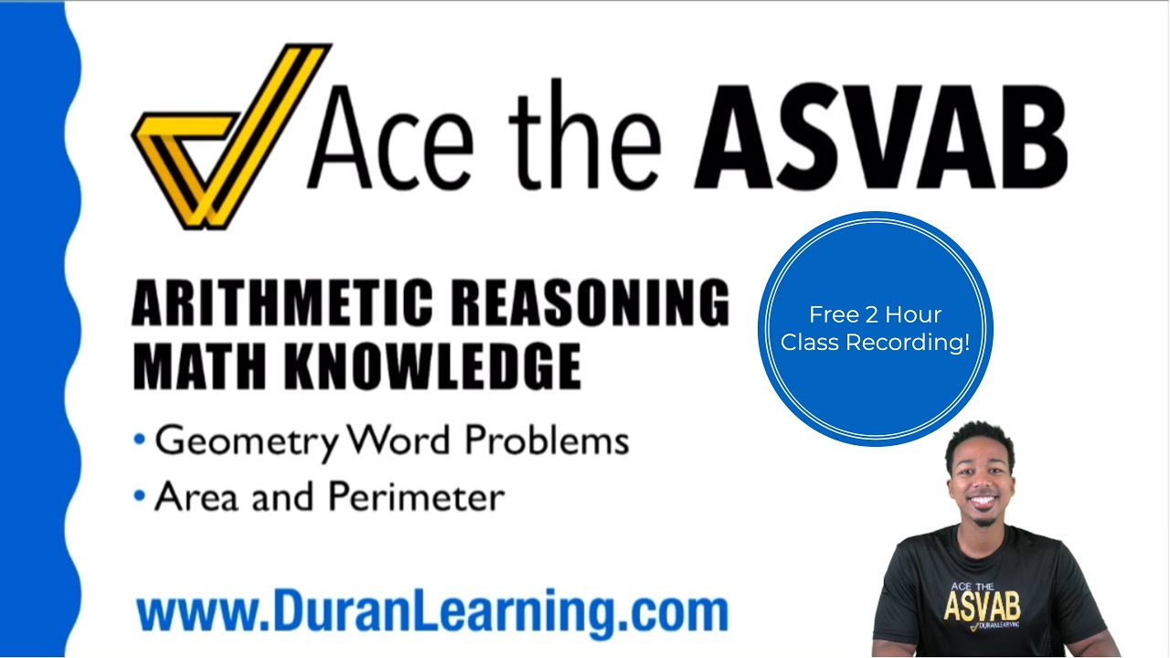 Free ASVAB Practice Help - Geometry Word Problems (Free ASVAB Practice Test in Description)