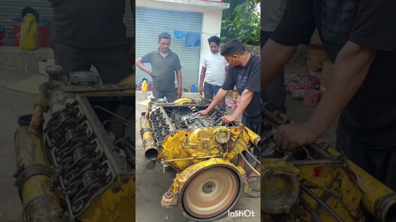 Deutz engine 413 F8L v8 Restarting check the engine