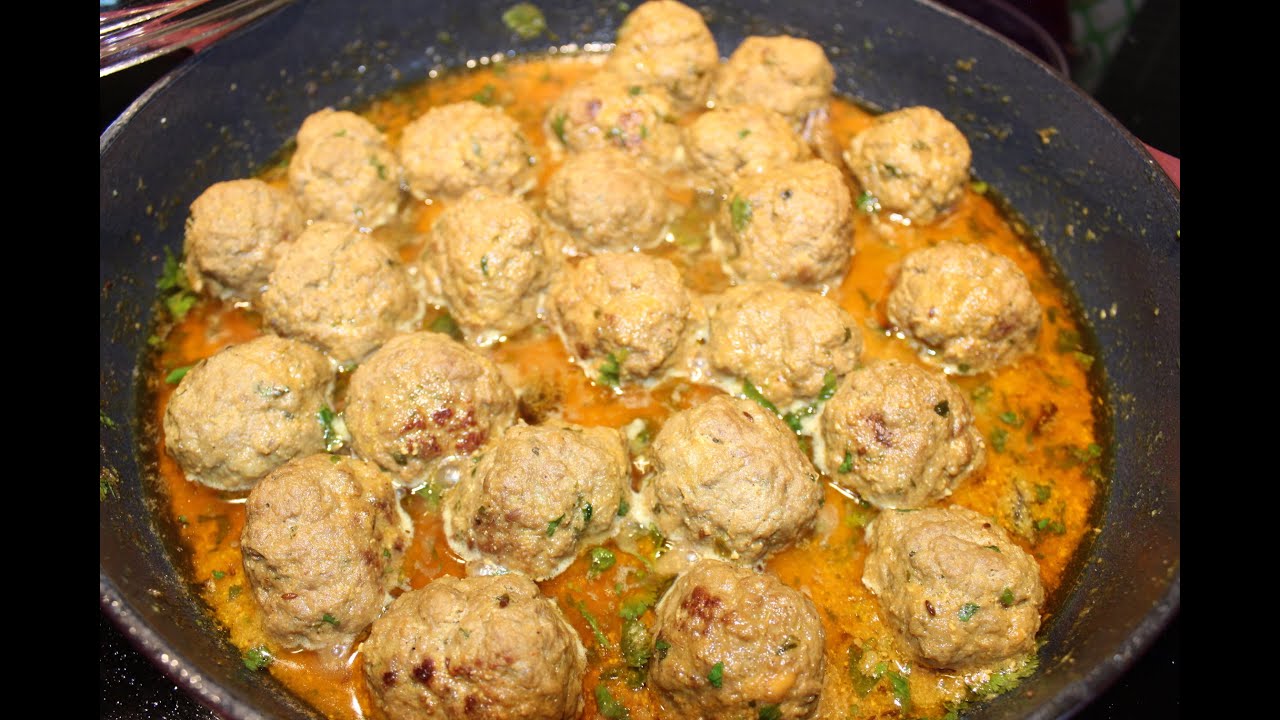 Koftas - Meat balls in gravy - mince koftas - mince balls
