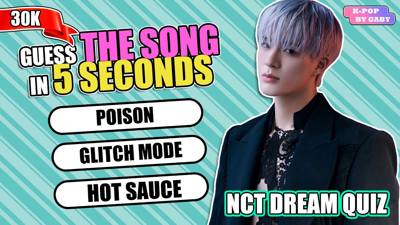 GUESS THE NCT DREAM SONG IN 5 SECONDS | KPOP QUIZ | NCT DREAM QUIZ