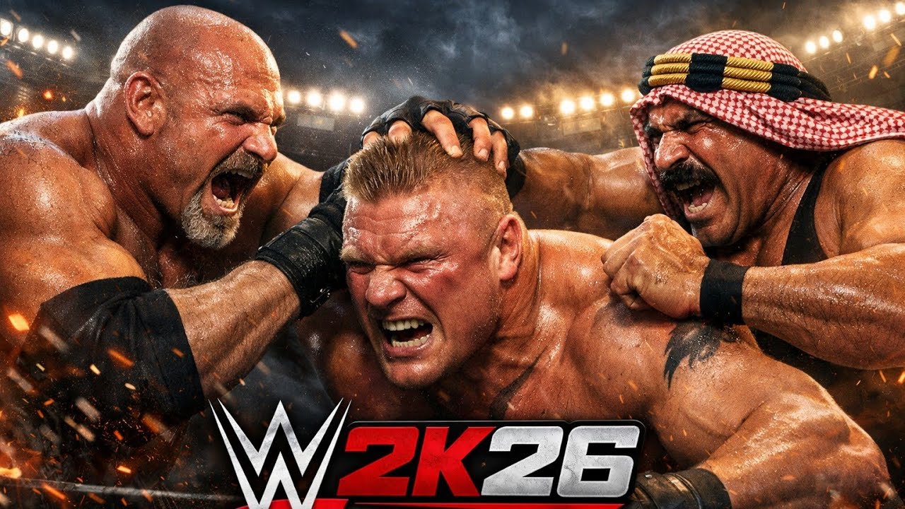 Goldberg vs Brock Lesnar vs Iron Sheik — Ultimate Destruction Triple Threat 💥