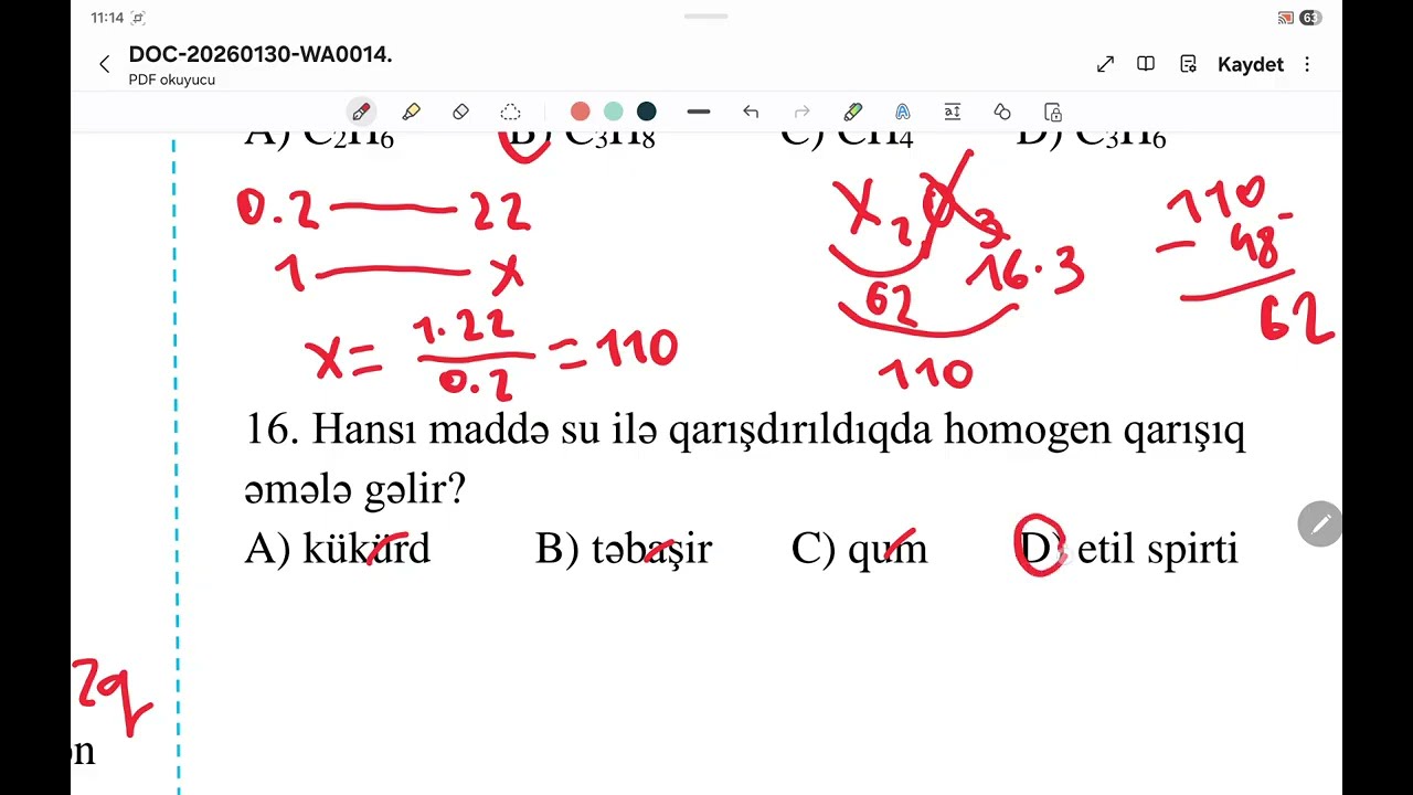 RFM hazırlıq dərsi kimya 7-ci sinif. əvvəlki illərin suallarinin sadə izahı. Fənn müsabiqə sadə izah
