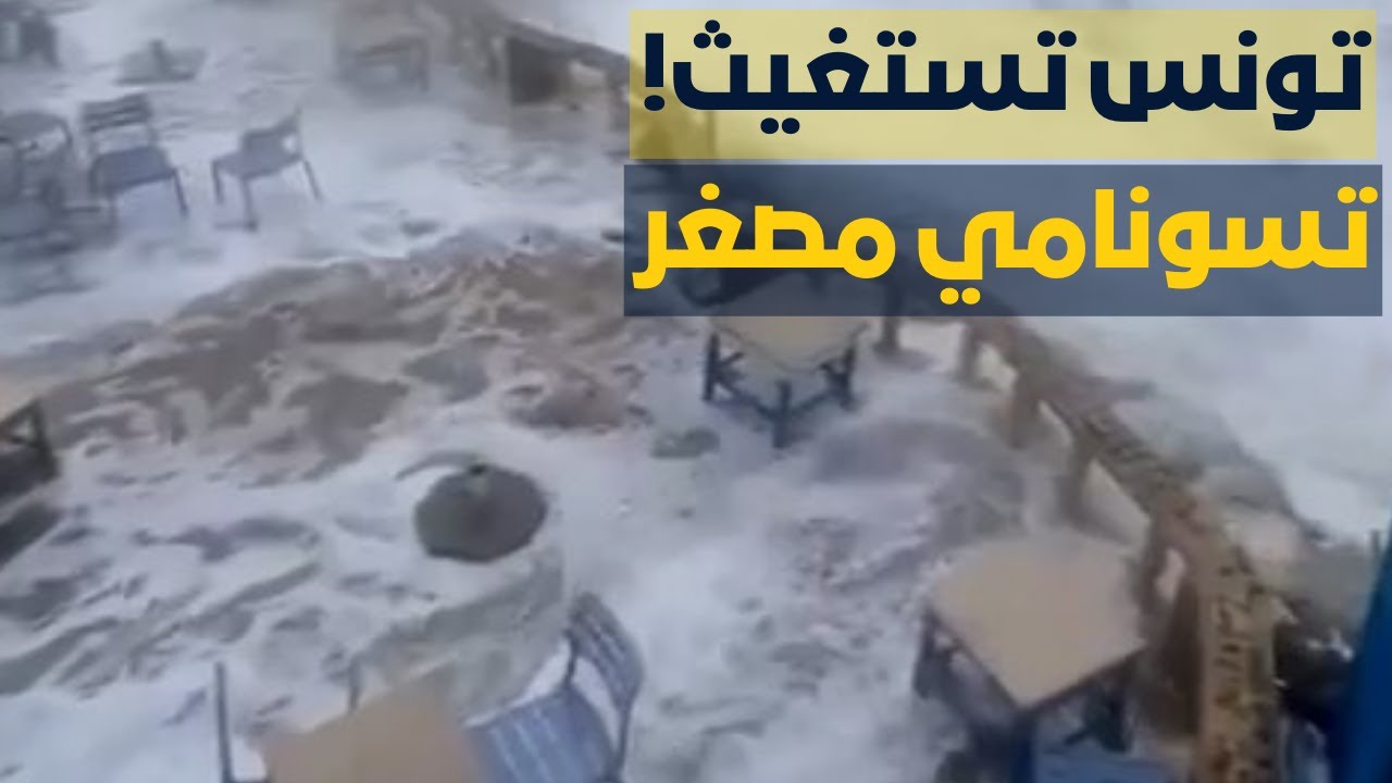 🔴كارثة تضرب الآن! عاصفة هاري تدفع بالرئيس التونسي إلى الشارع| سقوط وفـ ـيــات وشوارع تتحول إلى أنهار