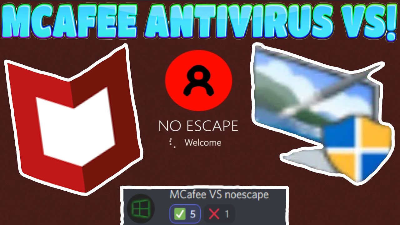 McAfee Antivirus VS NoEscape Virus!